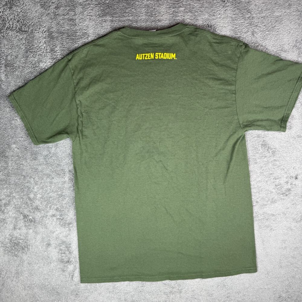 Oregn Ducks UO Football Shirt Mens L Green Script Logo Crew Neck Short Sleeve - Picture 2 of 6